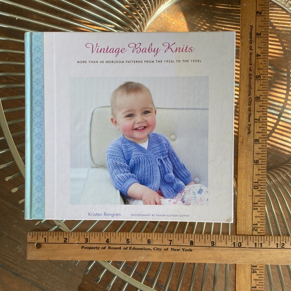 Vintage Baby Knits Knitting Book by Kristen Rengren hardcover - Picture 9 of 13